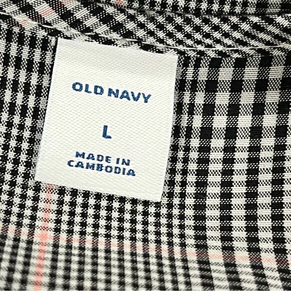 Old Navy Plaid long sleeve knee length Dress - Picture 9 of 12